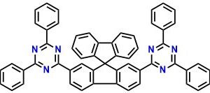 SBFTrz, 2,7-bis(4,6-diphenyl-1,3,5-triazin-2-yl)-9,9'-spirobi[fluorene]