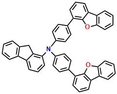 FADBF, N,N-bis(4-(dibenzo[b,d]furan-4-yl)phenyl)-9H-fluoren-1-amine