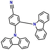 3,4-2CzBN, 3,4-Di(9H-carbazol-9-yl)benzonitrile