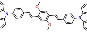 9,9'-(((1E,1'E)-(2,5-dimethoxy-1,4-phenylene)bis(ethene-2,1-diyl))bis(4,1-phenylene))bis(9H-carbazole)