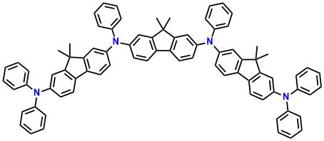 3DMFL-BPA, N2,N2'-(9,9-Dimethyl-9H-fluorene-2,7-diyl)bis(9,9-dimethyl-N2,N7,N7-triphenyl-9H-fluorene-2,7-diamine)