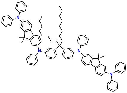 3FTPD-C8, N2,N2'- (9,9-Diocty l-9H-f luorene-2,7-diy l)bis (9,9-dimethy l-N2,N7,N7-tripheny l-9H-f luorene-2,7-diamine