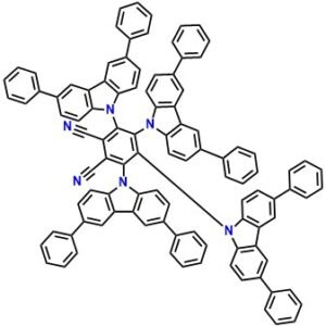 4CzPNPh, 	3,4,5,6-tetrakis(3,6-diphenyl-9H- carbazol-9-yl)phthalonitrile