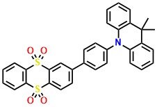 ACRDSO2, 2-(4-(9,9-dimethylacridin-10(9H)-yl)phenyl)thianthrene 5,5,10,10-tetraoxide