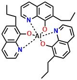 Al(7-Prq)3, Tris(7-propyl-8-hydroxyquinolinolato) aluminum