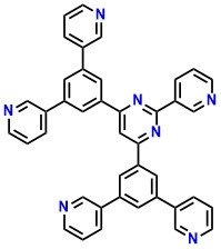 B3PYPPM, 4,6-Bis(3,5-di(pyridin-3-yl)phenyl)-2-(pyridin-3-yl)pyrimidine