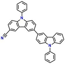 BCzSCN, 9,9'-Diphenyl-9H ,9'H-3,3'-bicarbazole-6-carbonitrile