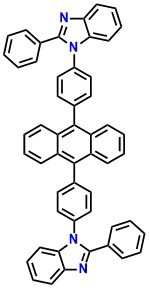 BPBiPA, 9,10-Bis(4-(2-phenyl-1H-benzo[d]imidazol-1-yl)phenyl) anthracene