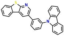 BTP1, 3-(3-(9H-Carbazol-9-yl)phenyl)benzo[4,5]thieno[2,3-b]pyridine