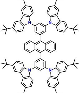 C-A-C, 9,10-Bis(3,5-bis(3,6-di-tert-butylcarbazol-9-yl)-phenyl) anthracene