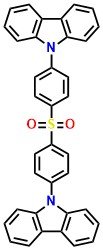 Cz-DPS, 9,9'-(Sulfonylbis(4,1-phenylene))bis(9H-carbazole)