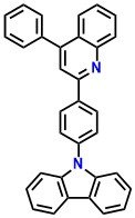 CzPPQ, 9-(4-(4-Phenylquinolin-2-yl)phenyl)-9H-carbazole
