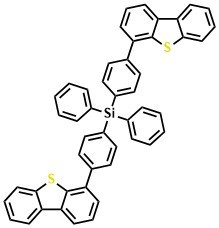 DBTSiDBT, Bis(4-(dibenzo[b,d]thiophen-4-yl)phenyl)diphenylsilane
