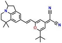 DCQTB, (E)-2-(2-tert-Butyl-6-(2-(2,6,6-trimethyl-2,4,5,6-tetrahydro-1H-pyrrolo[3,2,1-ij ]quinolin-8-yl)vinyl)-4H-pyran-4-ylidene)malononitrile