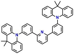 DDMACPy, 2,6-Bis(3-(9,9-dimethylacridin-10(9H)-yl)phenyl)pyridine