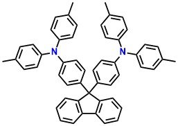 DTAF, 	4,4'-(9H-fluoren-9-ylidene)bis[N,N-bis(4-methylphenyl)-benzenamine