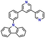 m-BPySCz, 5-(3-(9H-Carbazol-9-yl)-phenyl)-3-(pyridine-3-yl)pyridine