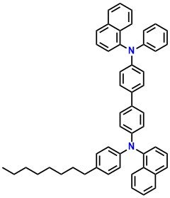 ONPB, N4,N4'-Di(naphthalen-1-yl)-N4-(4-octylphenyl)-N4'-phenylbiphenyl-4,4'-diamine