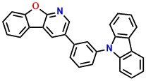 PCz-BFP, 3-(3-(9H-Carbazol-9-yl)phenyl)benzofuro[2,3-b]pyridine