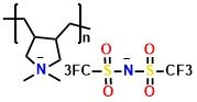 Poly(DDA)TFSI, 	Poly(diallyldimethylammonium) bis(trifluoromethanesulfonyl)imide