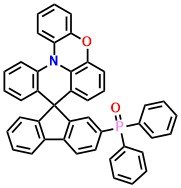 Tri-o-2PO, 2-(Diphenylphosphinyl)-spiro[9H-fluorene-9,9'-quino[3,2,1-kl]phenoxazine