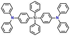 TSBPA, 4,4'-(Diphenylsilanediyl)bis(N,N-diphenylaniline)